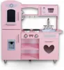 Rijoka Kinderküche aus Holz - Rosa mit Herz - Spielküche Produktbild-Vorschau 1