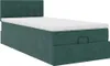 Ottoman-Bett mit Matratze & LEDs Dunkelgrün 90x190 cm Samt Produktbild-Vorschau 5