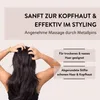 PARSA Beauty Essential Holz Haarbürste Massage Metallpins Produktbild-Vorschau 4