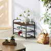 Étagère à chaussures SOUTHAMPTON 91x36x55cm - Bois foncé Voir les images du produit 8