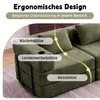 Modulares Sofa 2-Sitzer Cord,Klappbar & Ausziehbar als Produktbild-Vorschau 6