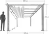 Paragon Outdoor Pergola en aluminium Florenz 1116 imitation Voir les images du produit 8