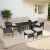 FCH Gartenmöbel-Set,Polyrattan Lounge Set,Gartenlounge-Set Produktbild-Vorschau 3