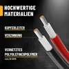 ABSINA 2x 1 Meter Solarkabel 4mm2 H1Z2Z2-K schwarz & rot - Produktbild-Vorschau 3