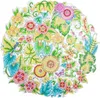 Diamond Painting Türkranz Blumenpracht Ø 28 cm Produktbild-Vorschau 1