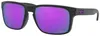 Zonnebril Oakley Holbrook "Matte Black / Prizm Violet" voor Productafbeelding-voorbeeld 1