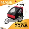 SAMAX príves na bicykel 2v1 Jogger - v červenej/čiernej Náhľad obrázku produktu 4