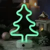 LED NEON Figur TANNENBAUM - Neonlicht - H: 27cm - Batterie Produktbild-Vorschau 2