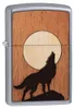 Accendino ZIPPO WOODCHUCK HAWLING WOLF Anteprima dell’immagine prodotto 5
