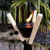UNUS Gartenfackel Gartenfackeln für draußen aus Holz mit Produktbild-Vorschau 6