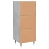 The Living Store Sideboard Betongrau 34,5x34x90 cm Produktbild-Vorschau 8