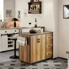 SoBuy KNL02-PF Design Küchenwagen mit Arbeitsplatte Produktbild-Vorschau 2