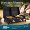 Skandika Plancha Grill Eldur 3-Brenner Plus | Grillplatte Produktbild-Vorschau 4