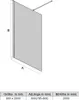 SONNI 80x200 cm Walk-In Dusche mit Stabilisator aus 8 mm Produktbild-Vorschau 7