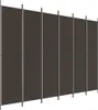 A room divider made of fabric panels supported by metal poles. Náhled obrázku produktu