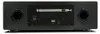 The back panel of a black stereo system with speakers on the sides, a radio antenna, USB port, and DC power input. Produktbild-Vorschau
