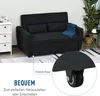 HOMCOM Schlafsofa, 2-Sitzer Sofa mit Schlaffunktion, Produktbild-Vorschau 7
