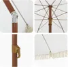 Best Möbel slnečník sivo-biely Ø 205 x 209 cm oceľ - Náhľad obrázku produktu 5