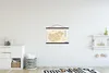 MuchoWow® Textilposter Karte von Ungarn 60x40 cm mit Produktbild-Vorschau 2