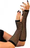 Fingerlose Halloween Handschuhe schwarz Produktbild-Vorschau 1