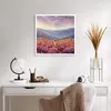 Poster - Poster ohne Rahmen - Feld Frau Landschaft - 60x60 Produktbild-Vorschau 5
