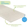 ergonomischer 7-Zonen Kaltschaum Topper, 100 x 200 cm, 10 Produktbild-Vorschau 2