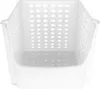 A white plastic storage container with a perforated design. Anteprima dell’immagine prodotto