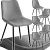 A collage of grey chairs with black legs. Náhled obrázku produktu