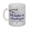 Ich liebe es abzuhängen Glas Tasse mit Fledermaus, Schrift Produktbild-Vorschau 2