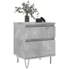 vidaXL Tables de nuit 2 pcs. Gris béton 40x35x50 cm Bois Voir les images du produit 9