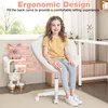 HOFFREE Ergonomischer Kinderschreibtischstuhl Blume Rosa, Produktbild-Vorschau 3