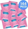 A collage of individually wrapped condoms. Podgląd zdjęcia produktu