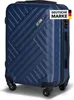 A dark blue suitcase shown from the front-diagonal angle. Produktbild-Vorschau