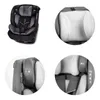 A collage of four images showing a car seat from different angles and close-ups of its headrest. Produktbild-Vorschau