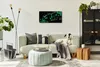 Küche Wohnzimmer Wand Leinwand Uhr Geräuschlos 60x30 Produktbild-Vorschau 4
