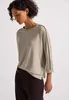 Street One LTD QR shirt w.deco tape morning beige 42 Produktbild-Vorschau 3
