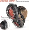 Steigeisen für Bergschuhe mit 19 Edelstahl Spikes - Profi Produktbild-Vorschau 3