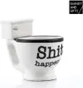 Tazza da toilette / cesso 'Shit Happens' con stronzo Anteprima dell’immagine prodotto 16
