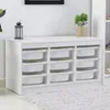 Kondela Organizer mit Aufbewahrungsboxen Trimal - Weiß Produktbild-Vorschau 2