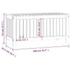 vidaXL Gartentruhe 108x42,5x54 cm Massivholz Kiefer Produktbild-Vorschau 6