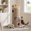 Cama para gatos "Fudajo Forest" en color amarillo crema, Vista previa de la imagen del producto 2