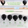 BACKLAxx® Schröpfgläser aus med. Echtglas mit Saugball Produktbild-Vorschau 2