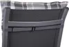 Go-De Relax-Auflage grau-kariert, 170 x 50 x 6 cm Produktbild-Vorschau 2