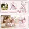 Puppenbuggy klappbar – leichter Puppenwagen mit EVA-Rädern Produktbild-Vorschau 6
