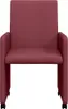vidaXL Esszimmerstühle mit Rollen 2 pcs Weinrot 57 x 66 x Produktbild-Vorschau 4