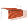 "Winteraktion" Markise Manuell Einziehbar mit Rollo 3x2,5 m Produktbild-Vorschau 4
