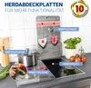 WENKO 2er Set Glas Herd Abdeckung Platten Universal Produktbild-Vorschau 3