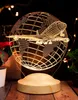 GESCHENKELAMPE 3D LED Nachttischlampe Passagierflugzeug Produktbild-Vorschau 2