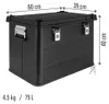 Aluminium Box mit Deckel Schwarz Alu Kiste Box Alukiste 75 Produktbild-Vorschau 6