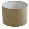 Lampenschirm Ø 20 x 15 cm taupe Velour Zylinderförmig Produktbild-Vorschau 1